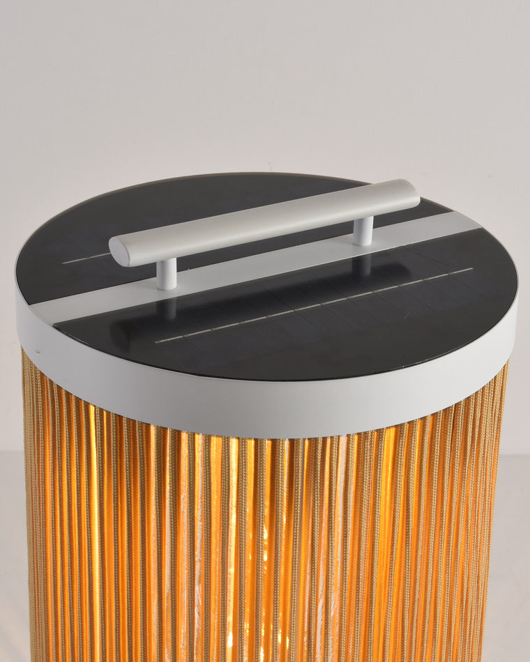 WOW Outdoor Solar Portable Wicker Lantern-wow9020