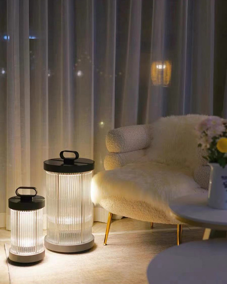 WOW Solar Pleated Glass Lantern-wow9043