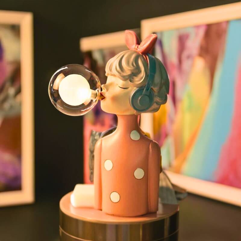 Blowing Bubbles Girl