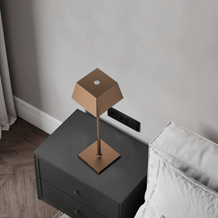 Rechargeable Dimmable Cordless Metal Table Lamp