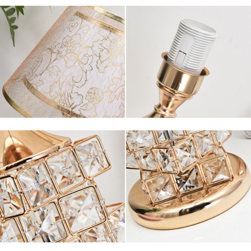 European Rubik's Cube Crystal Table Lamp