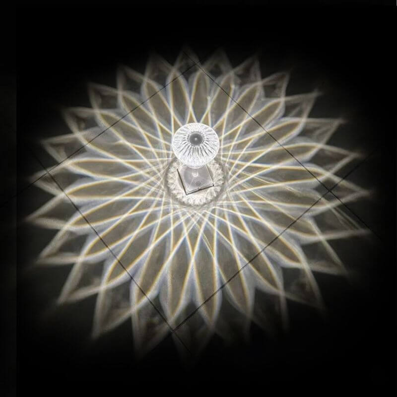 Crystal Diamond Rhombus Table Lamp