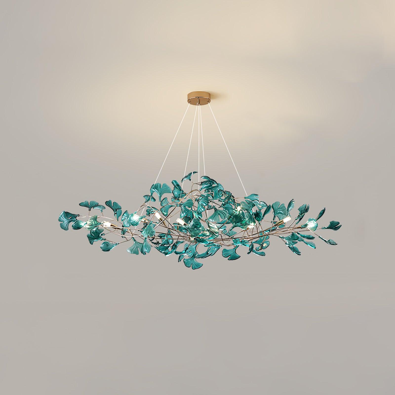 WOW Acrylic Ginkgo Leaf Gorgeous Chandelier - wow2481