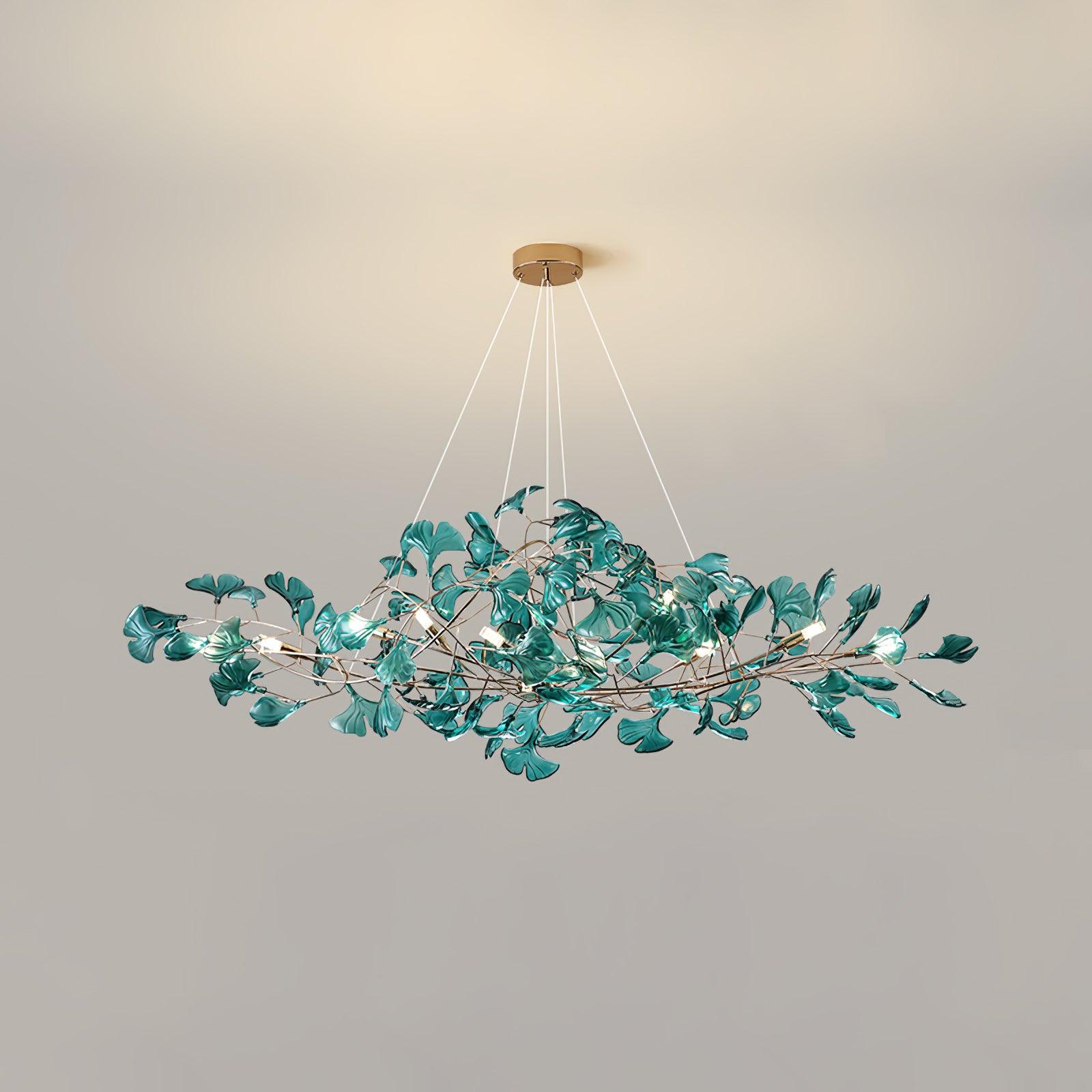 WOW Acrylic Ginkgo Leaf Gorgeous Chandelier - wow2481
