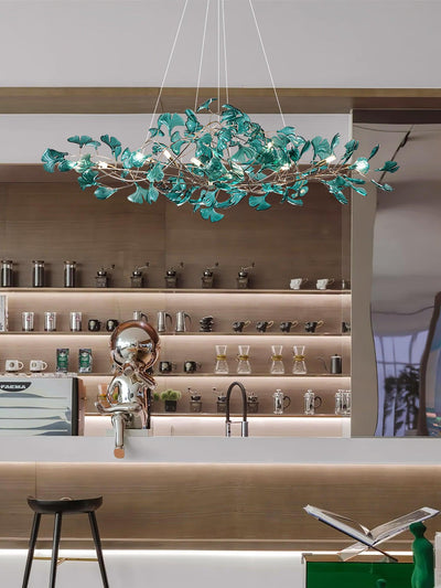 WOW Acrylic Ginkgo Leaf Gorgeous Chandelier - wow2481