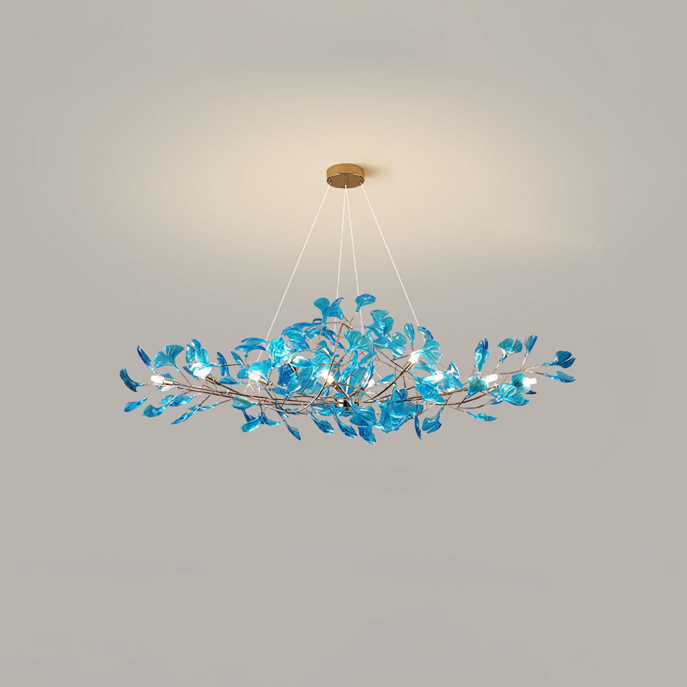 WOW Acrylic Ginkgo Leaf Gorgeous Chandelier - wow2481