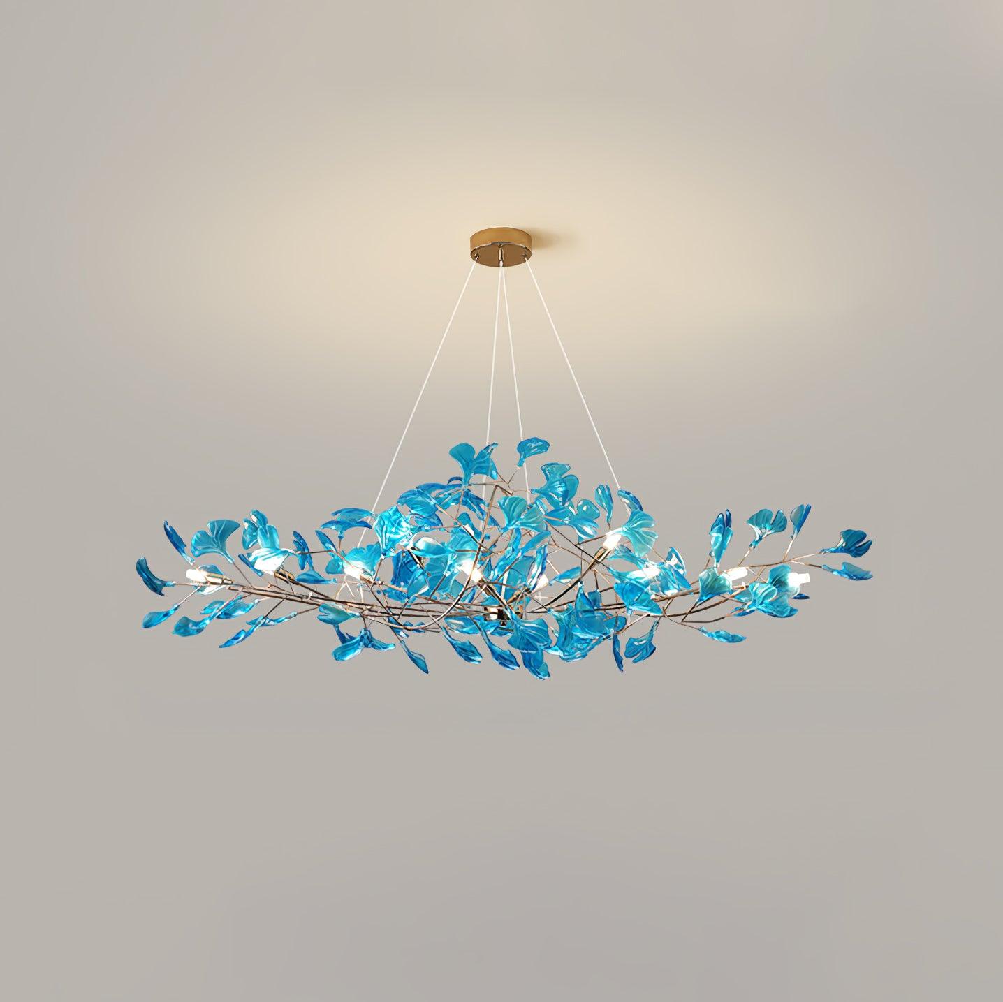WOW Acrylic Ginkgo Leaf Gorgeous Chandelier - wow2481