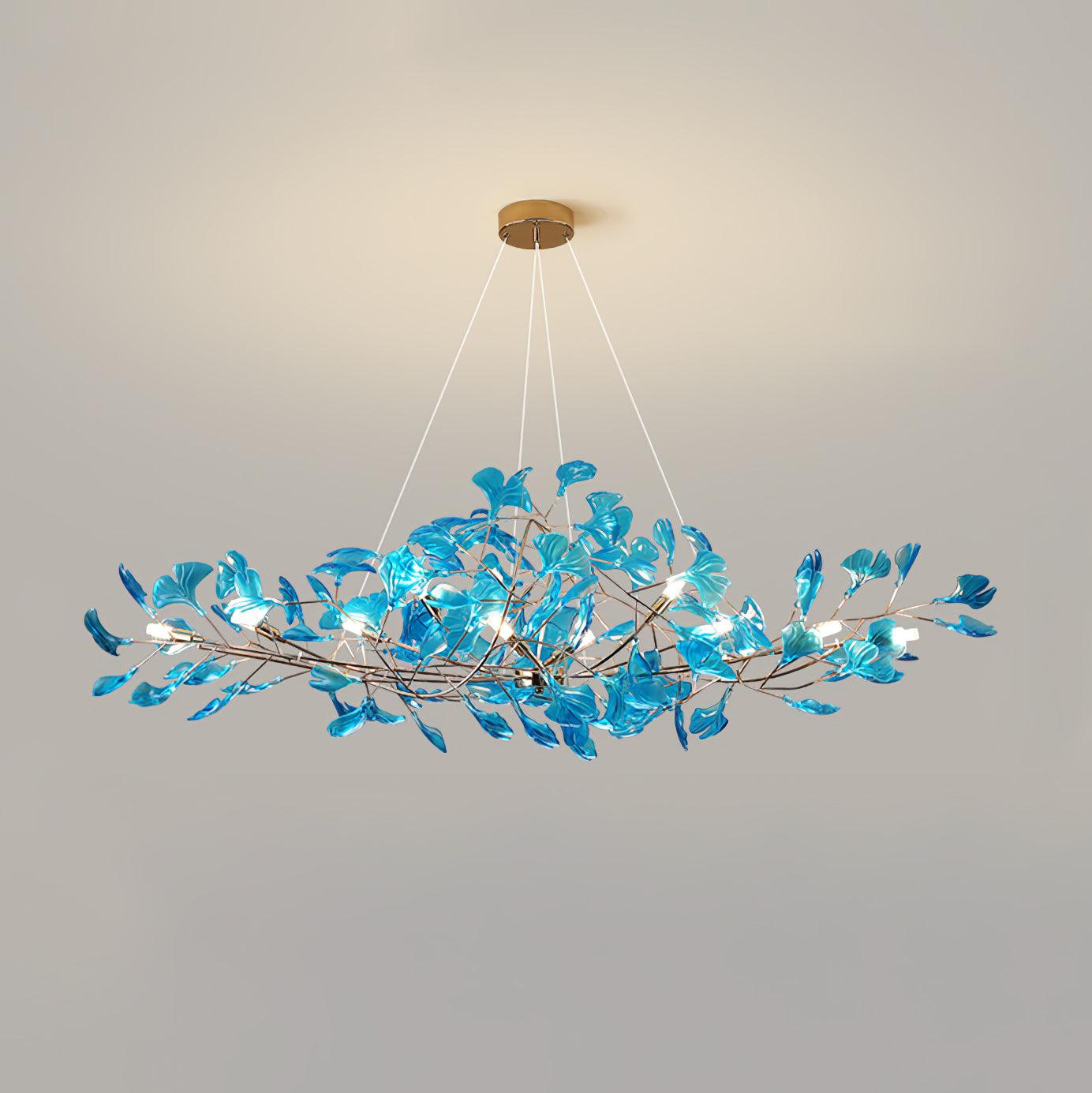 WOW Acrylic Ginkgo Leaf Gorgeous Chandelier - wow2481