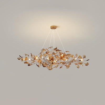 WOW Acrylic Ginkgo Leaf Gorgeous Chandelier - wow2481