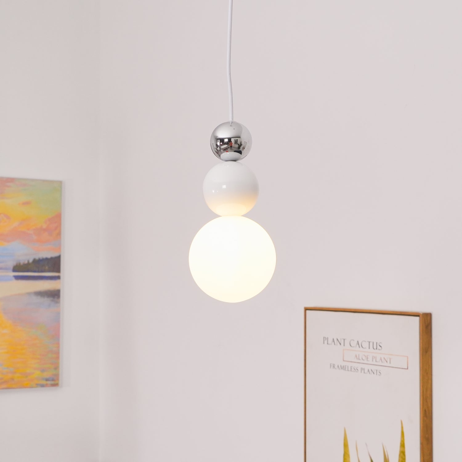 WOW Acrylic Three Ball Pendant Lamp