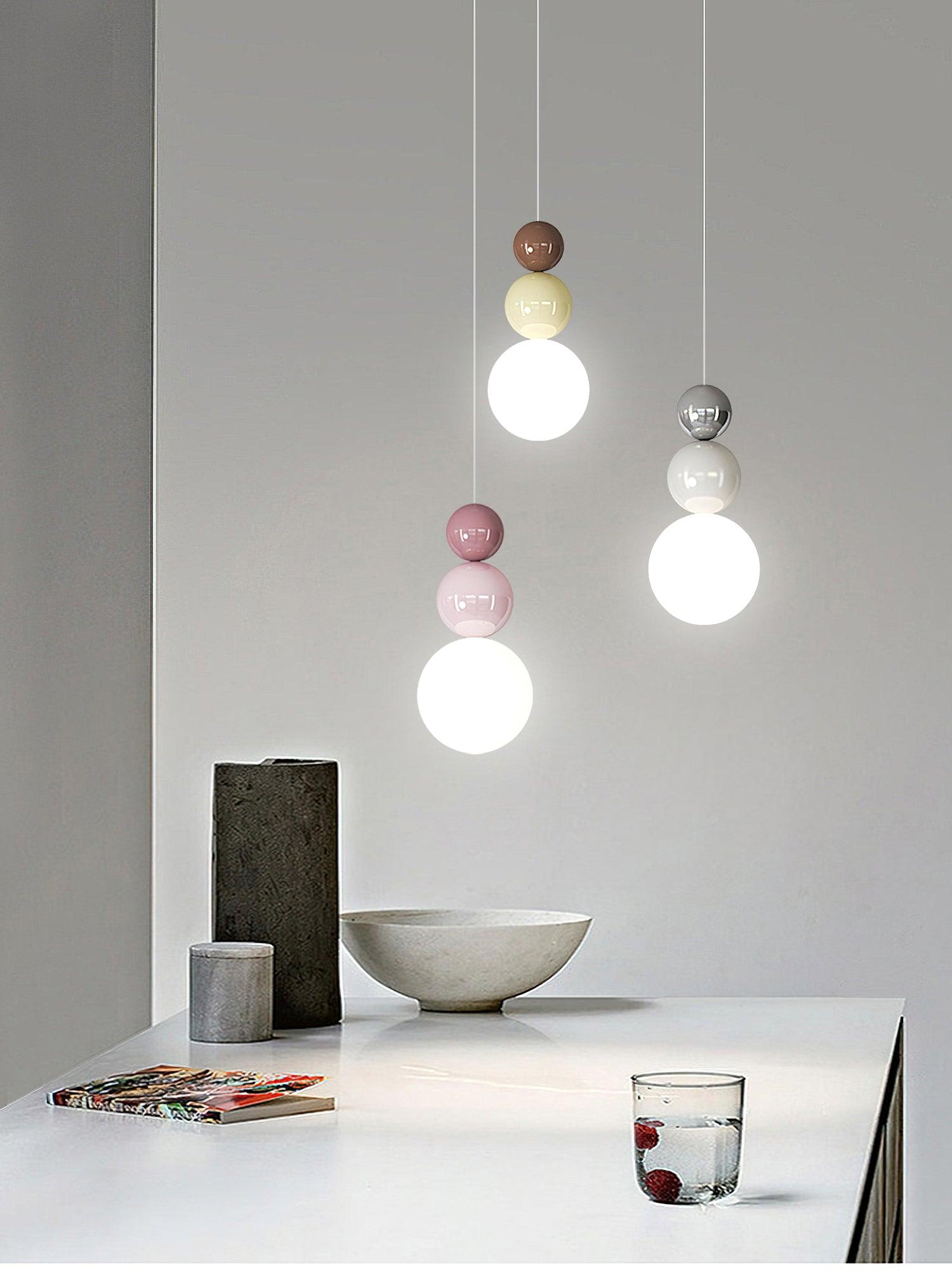 WOW Acrylic Three Ball Pendant Lamp