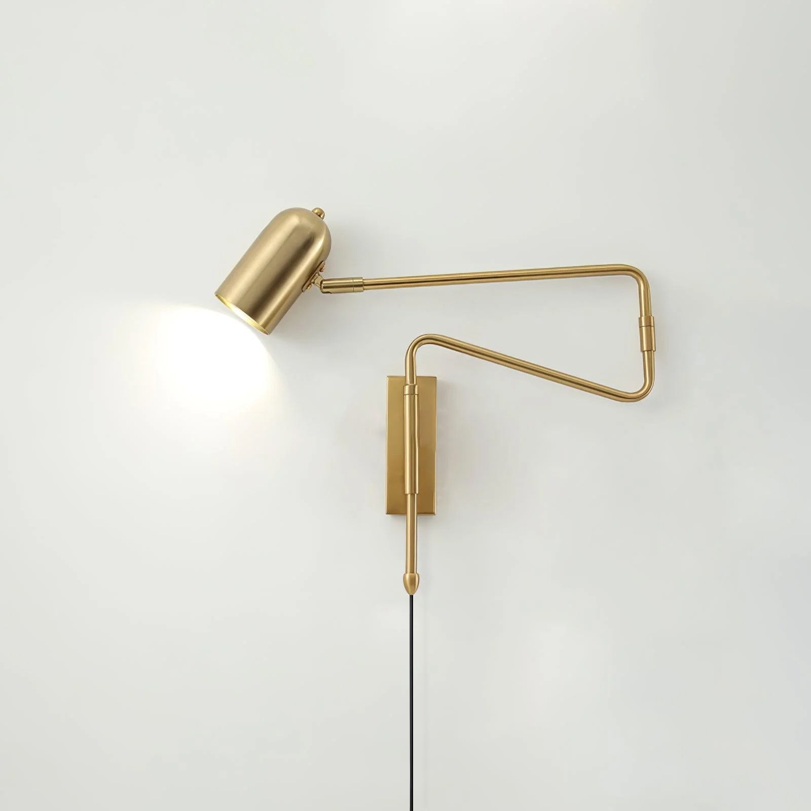 WOW Adjustable Arm Plug In Wall Lamp