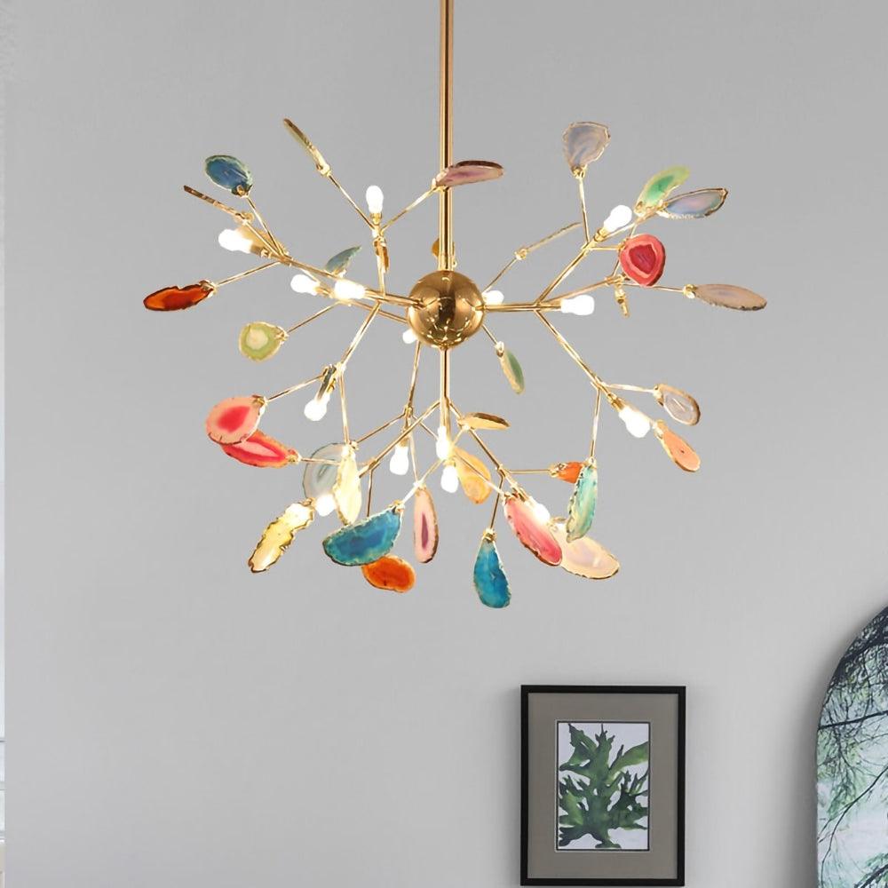 WOW Agate Flake Chandelier