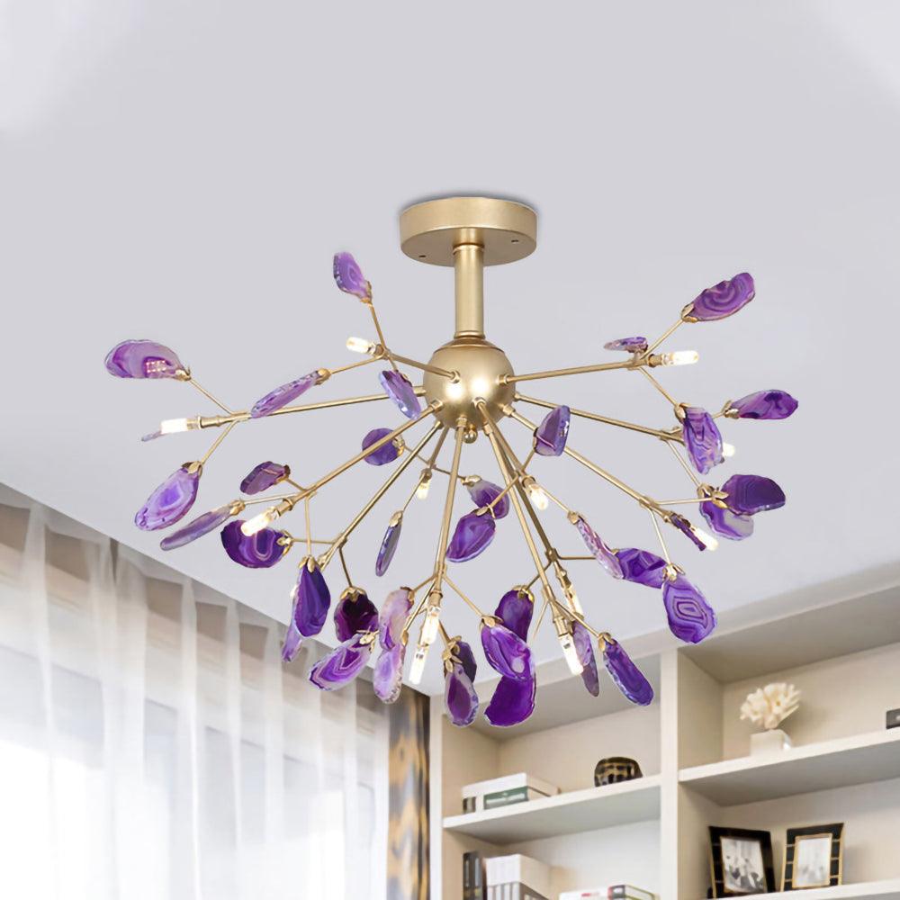 WOW Agate Flake Chandelier