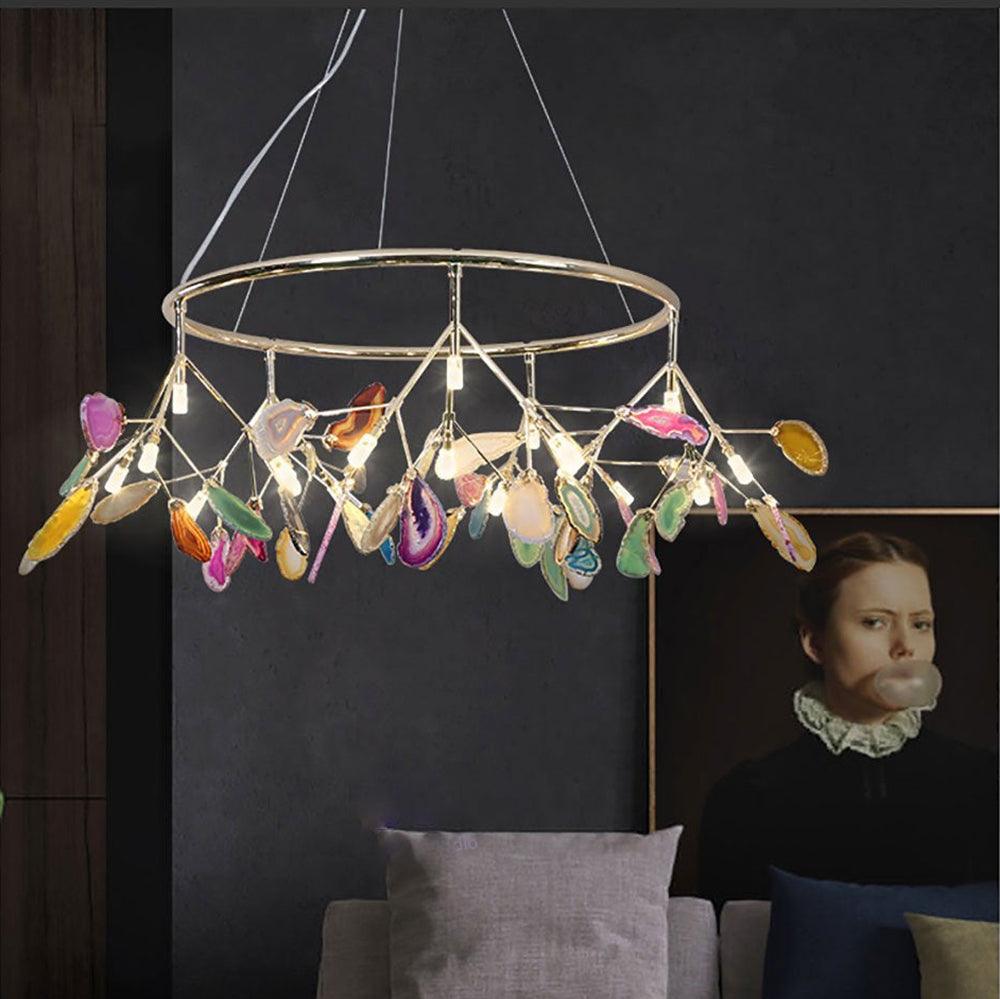 WOW Agate Flake Chandelier