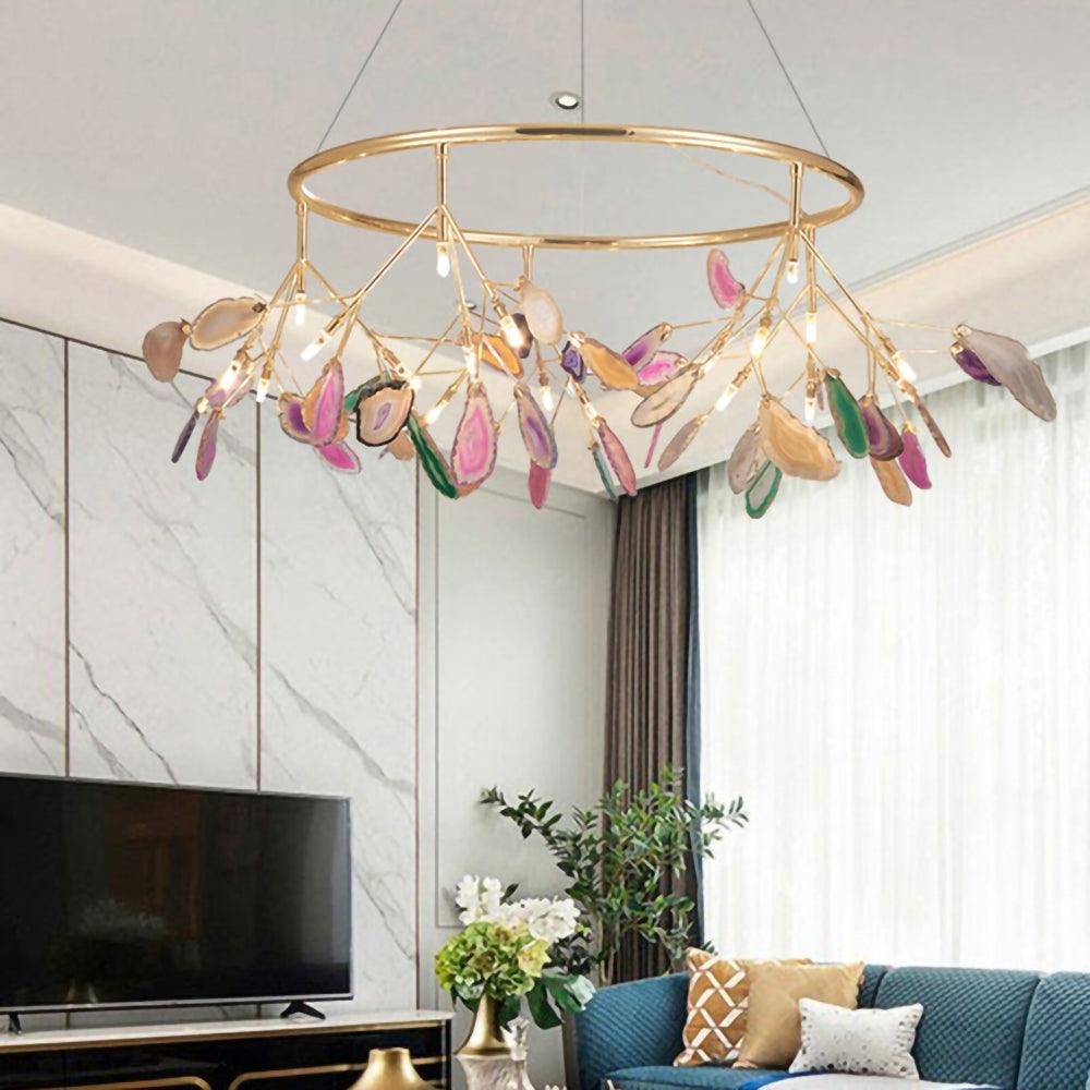 WOW Agate Flake Chandelier