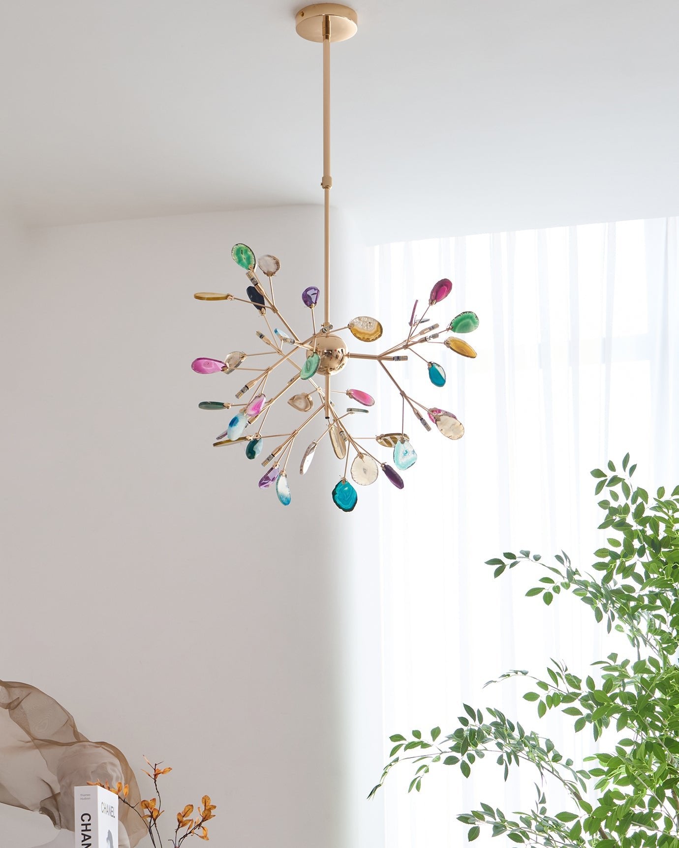 WOW Agate Flake Chandelier