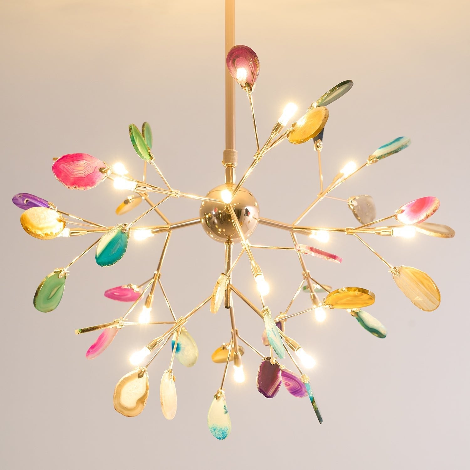 WOW Agate Flake Chandelier
