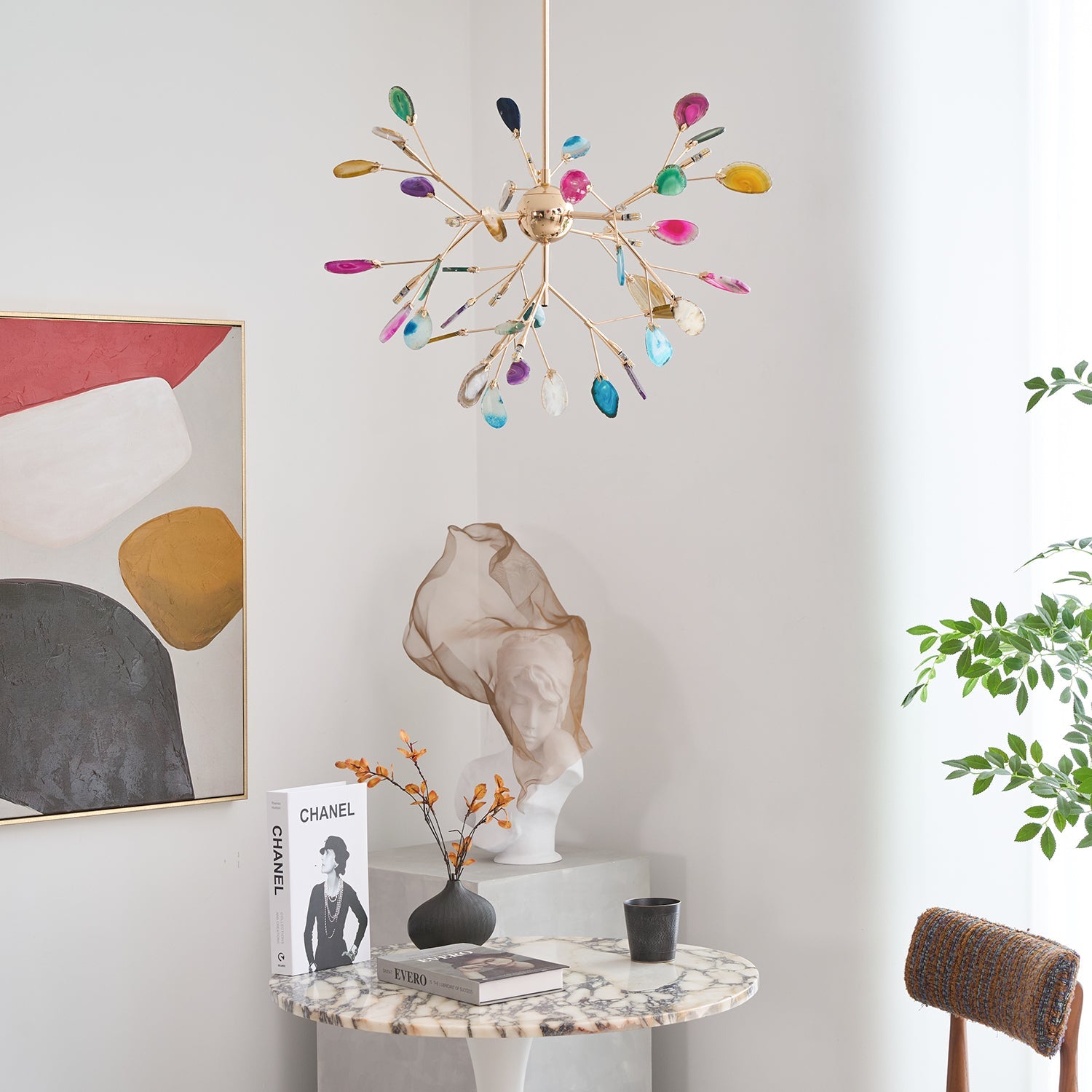 WOW Agate Flake Chandelier