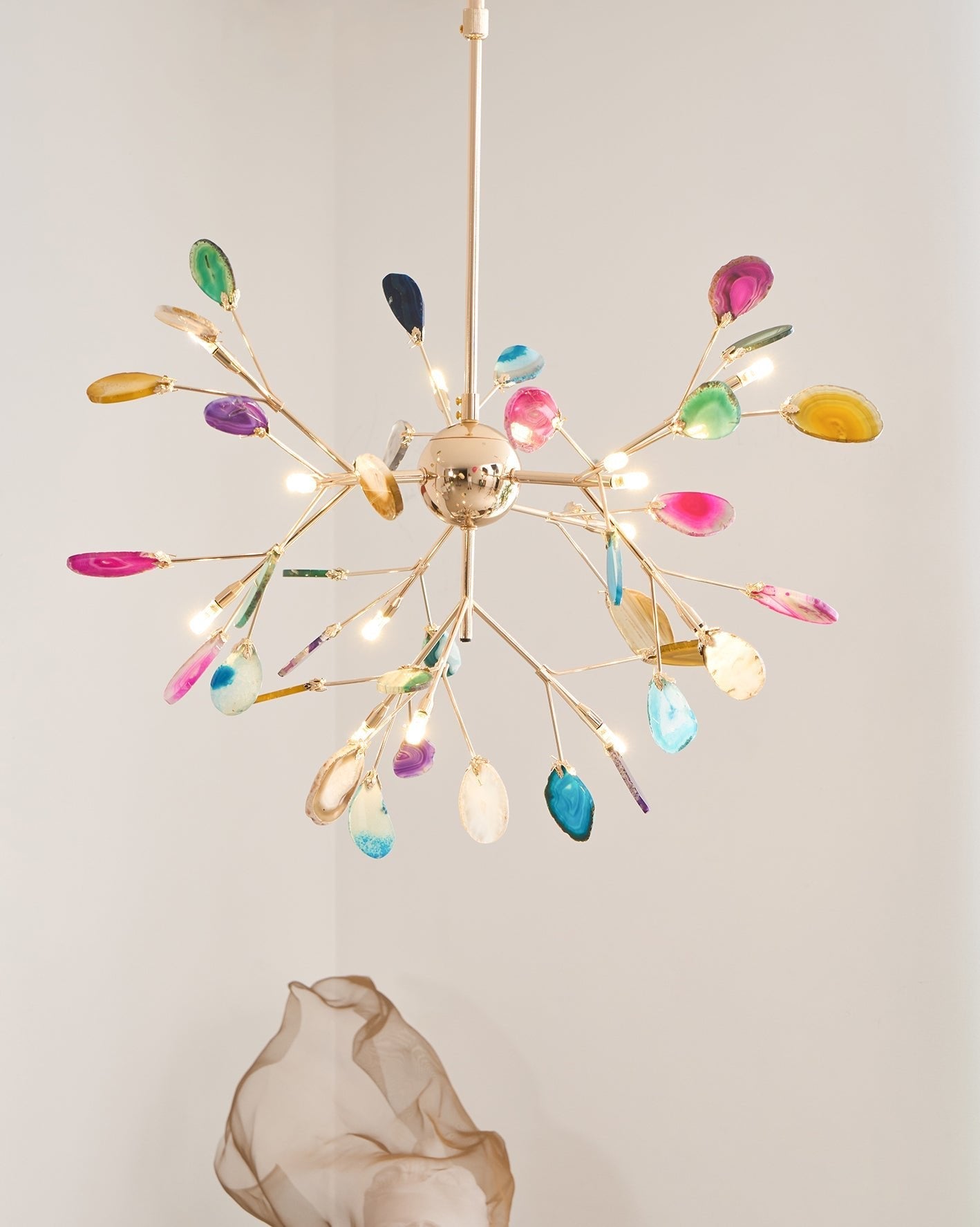 WOW Agate Flake Chandelier