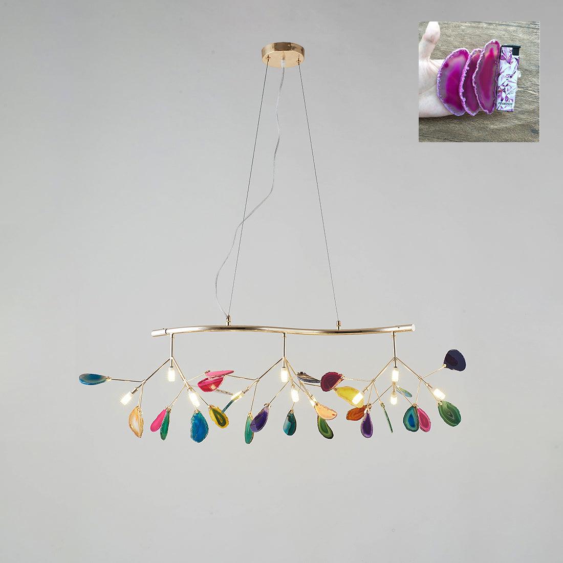 WOW Agate Flake Chandelier