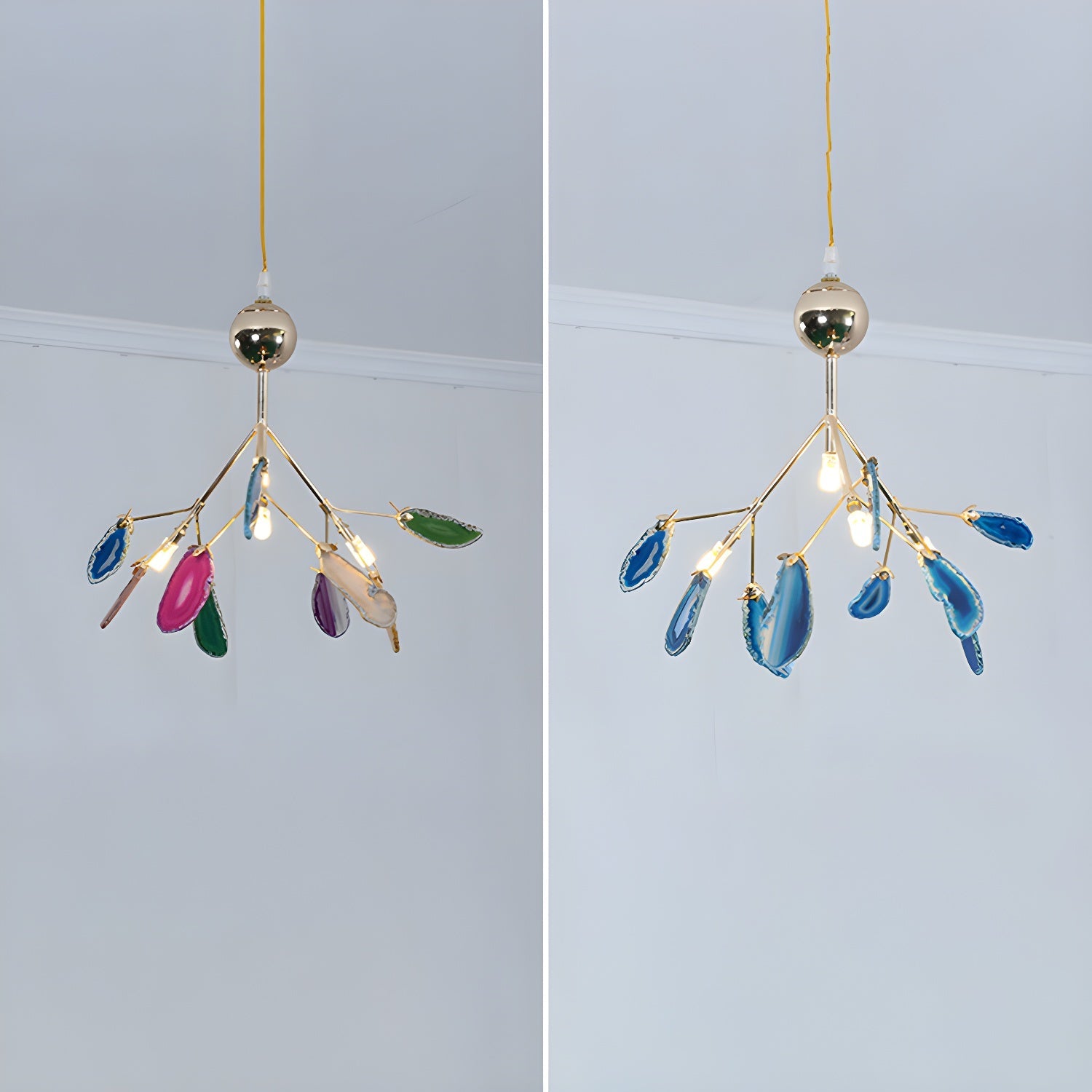 WOW Agate Flake Chandelier