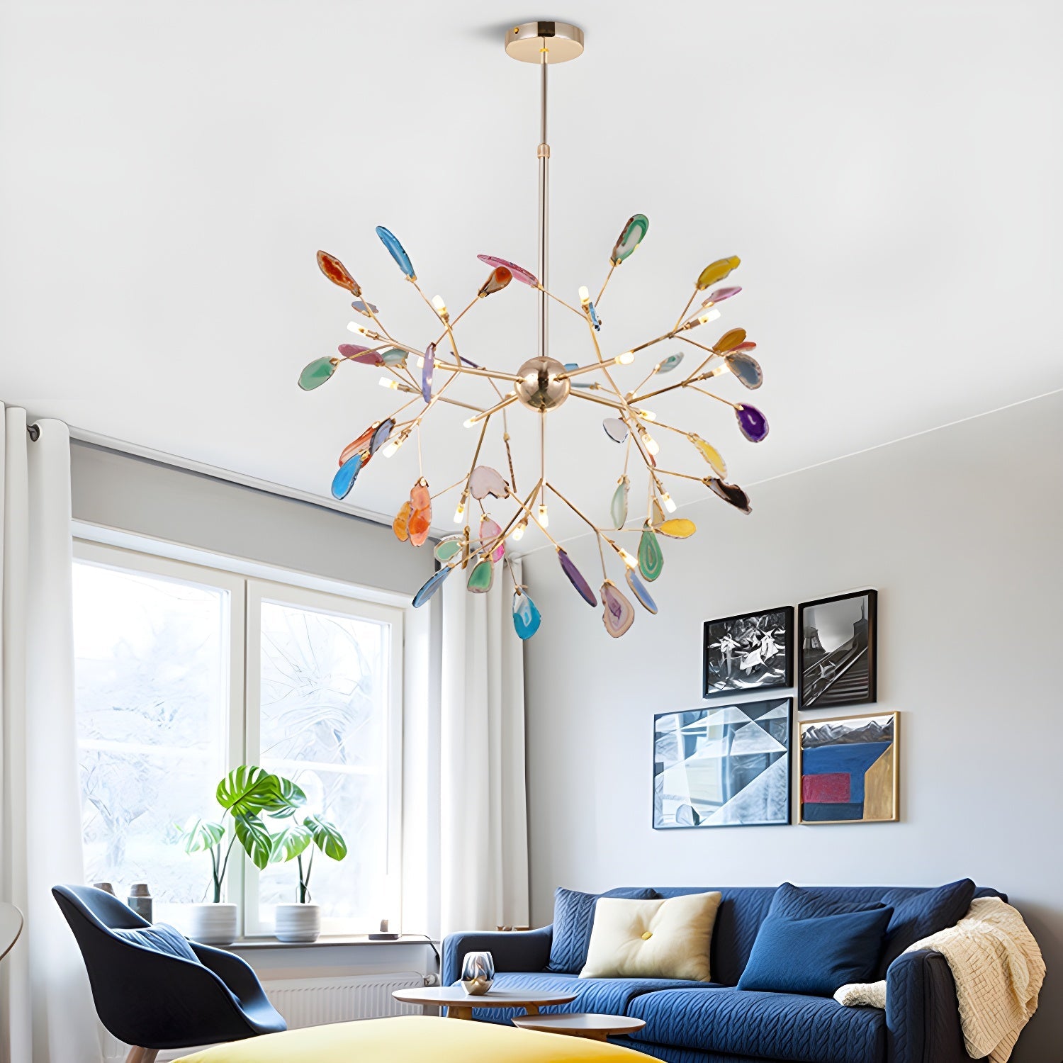 WOW Agate Flake Chandelier