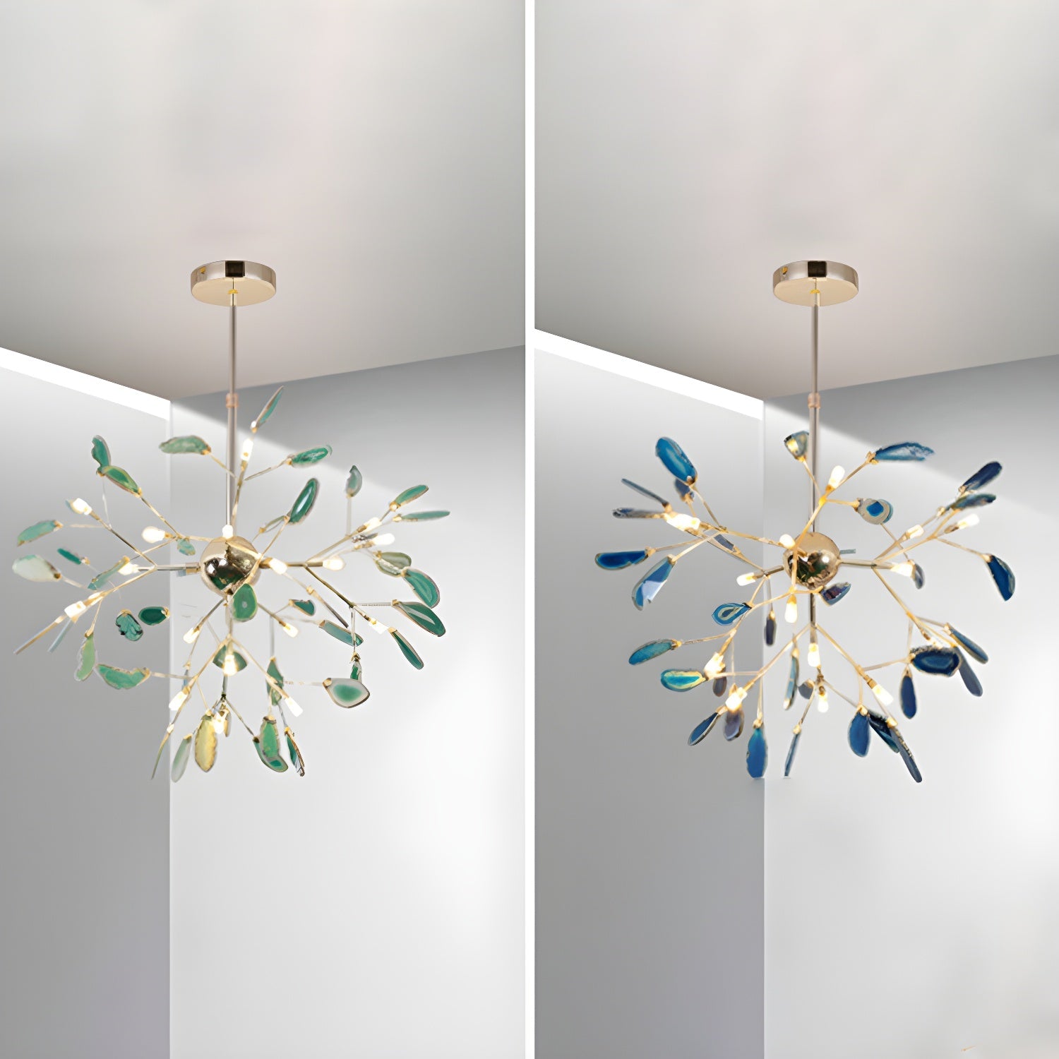 WOW Agate Flake Chandelier