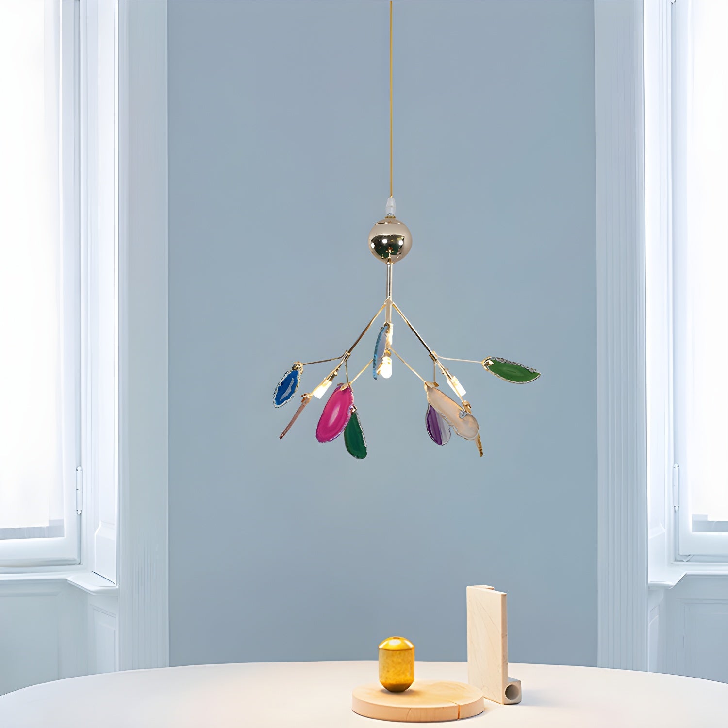 WOW Agate Flake Chandelier