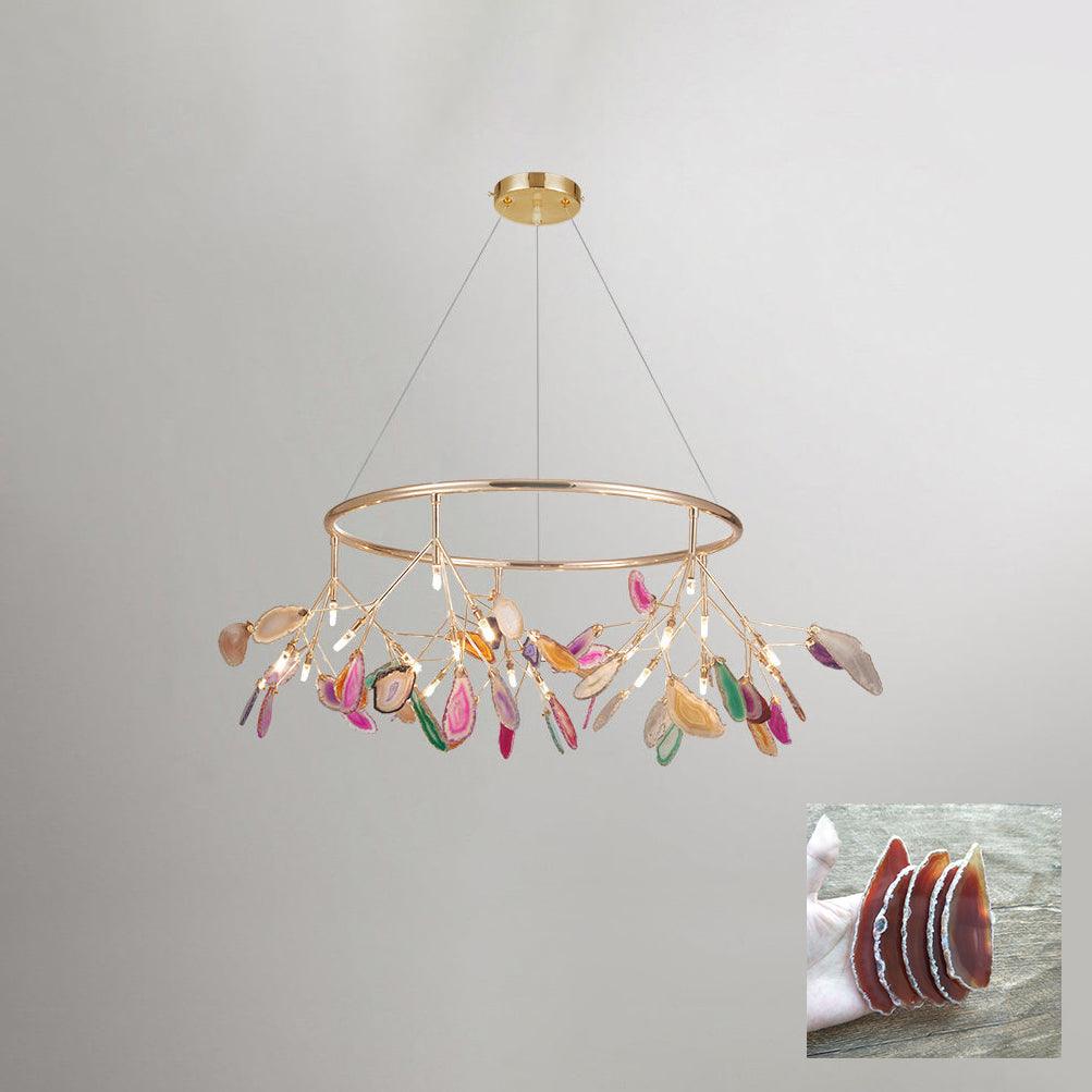 WOW Agate Flake Chandelier