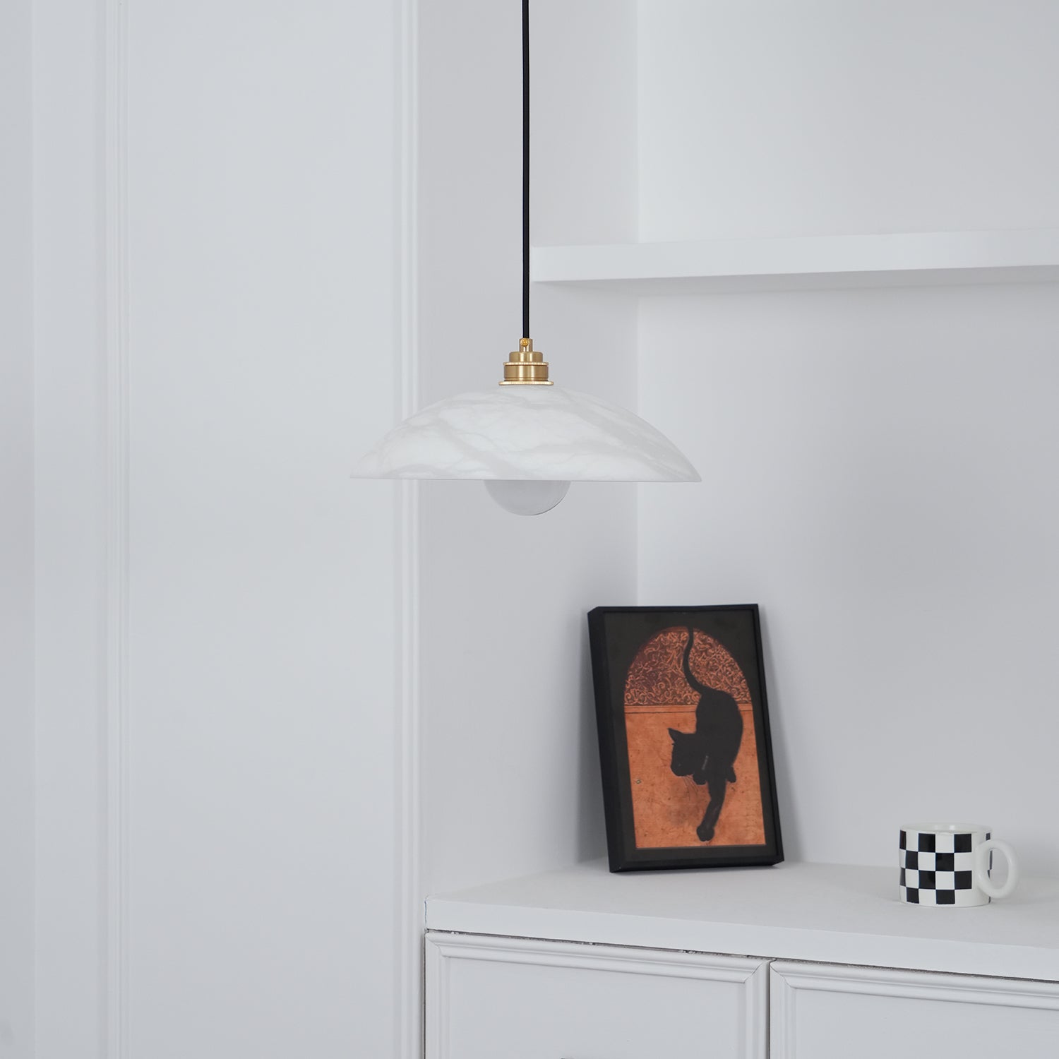 WOW Alabaster Dome Pendant Lamp