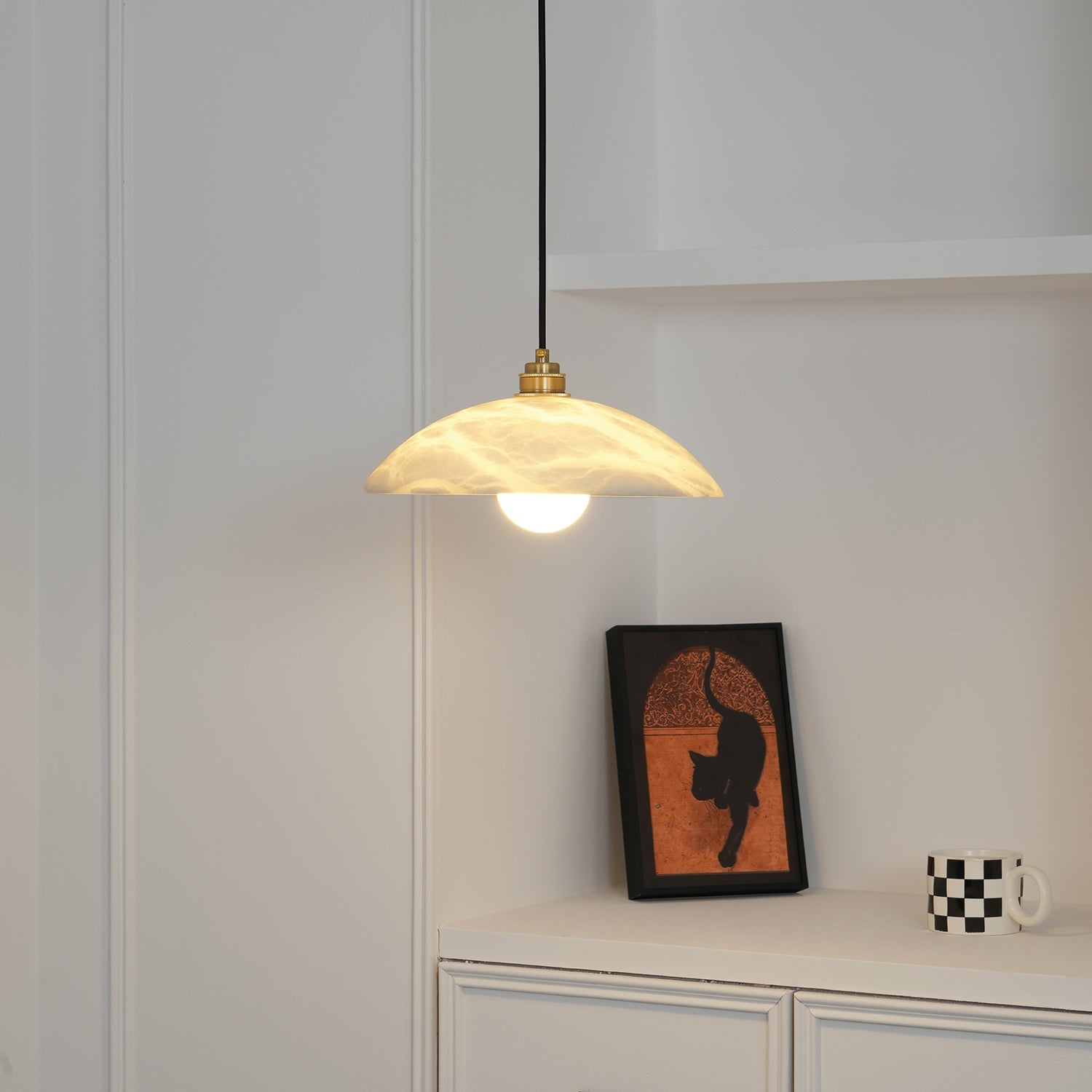 WOW Alabaster Dome Pendant Lamp