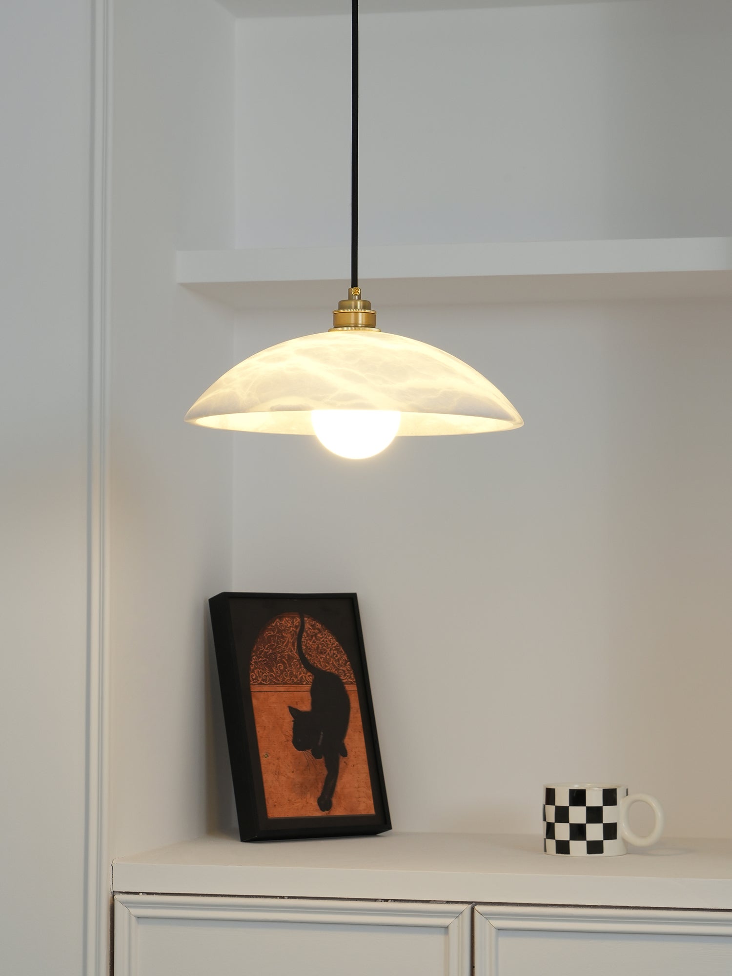 WOW Alabaster Dome Pendant Lamp