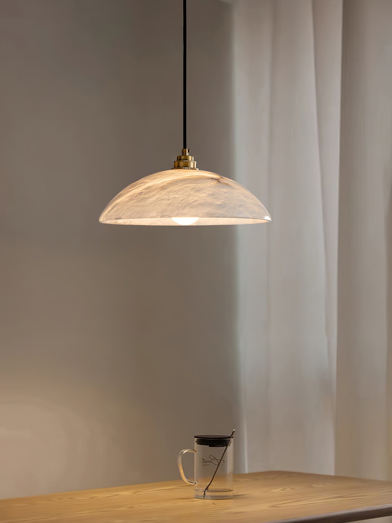 WOW Alabaster Dome Pendant Lamp