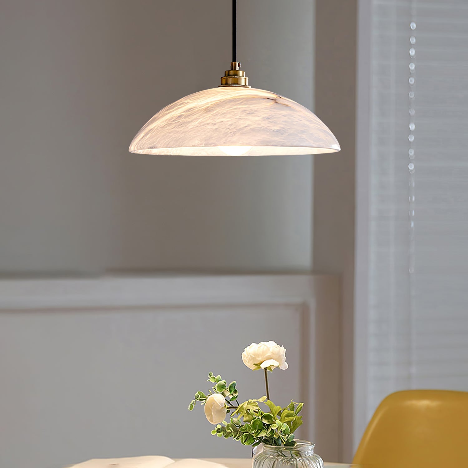 WOW Alabaster Dome Pendant Lamp