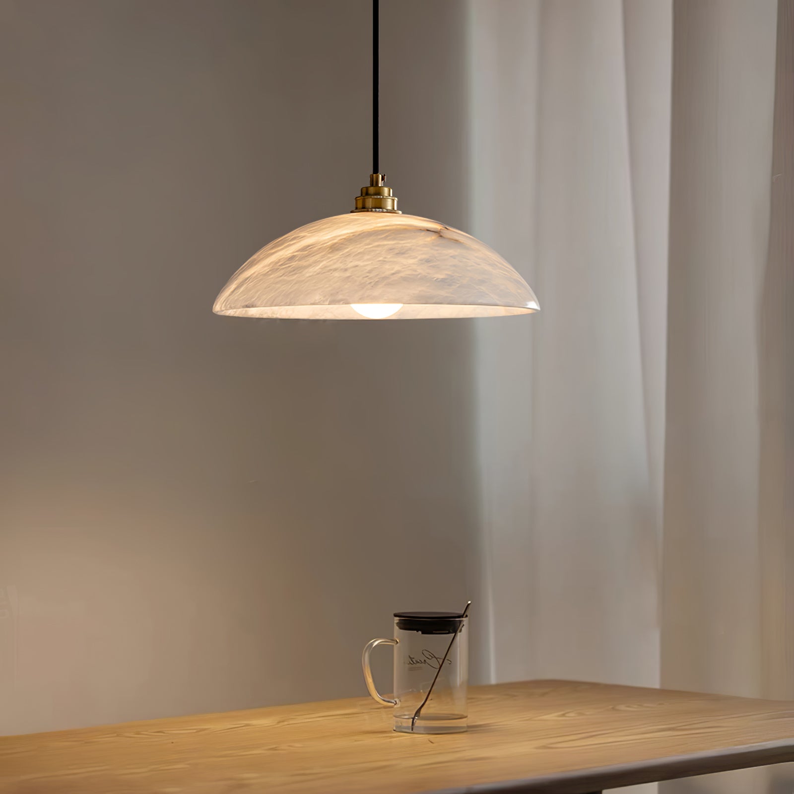 WOW Alabaster Dome Pendant Lamp