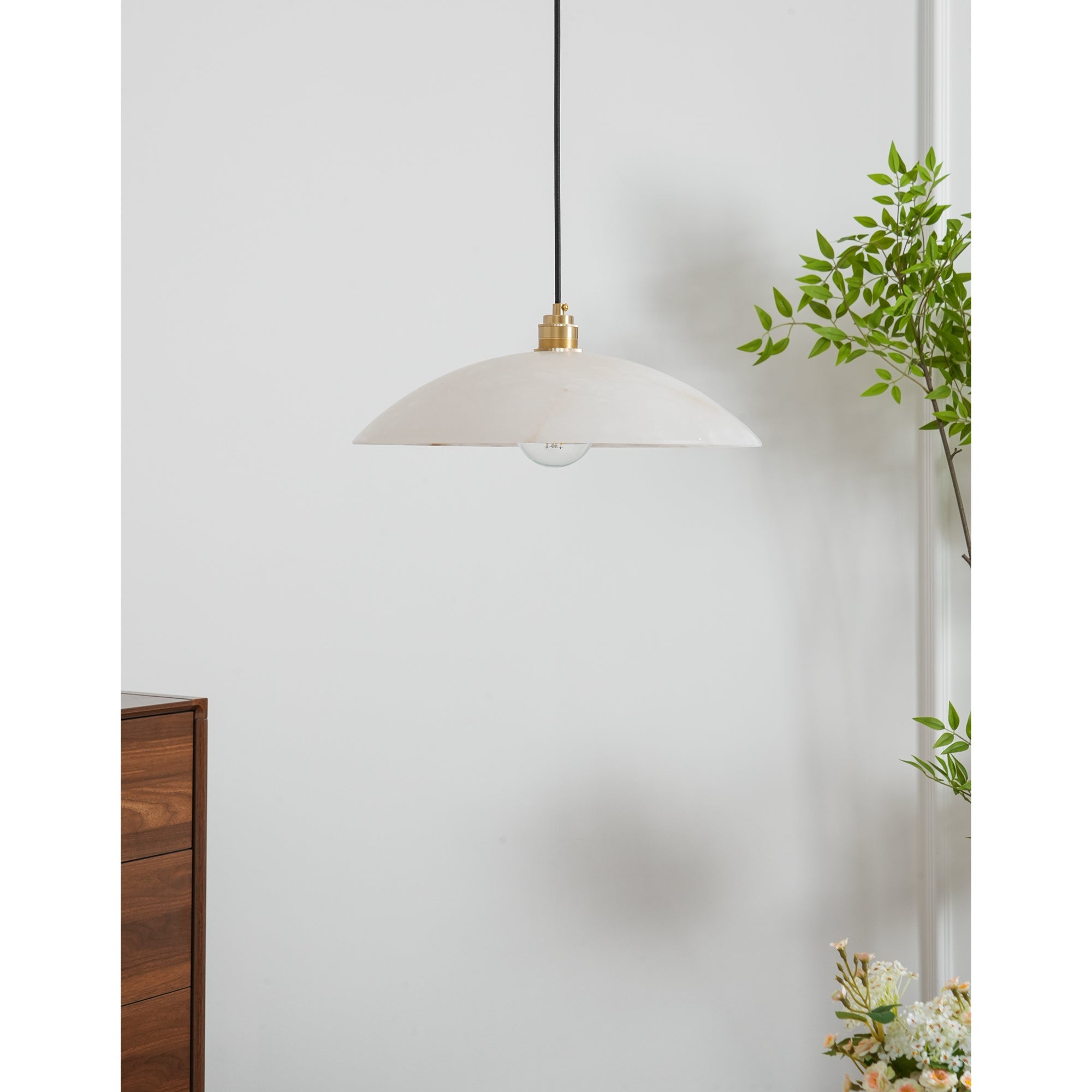 WOW Alabaster Dome Pendant Lamp