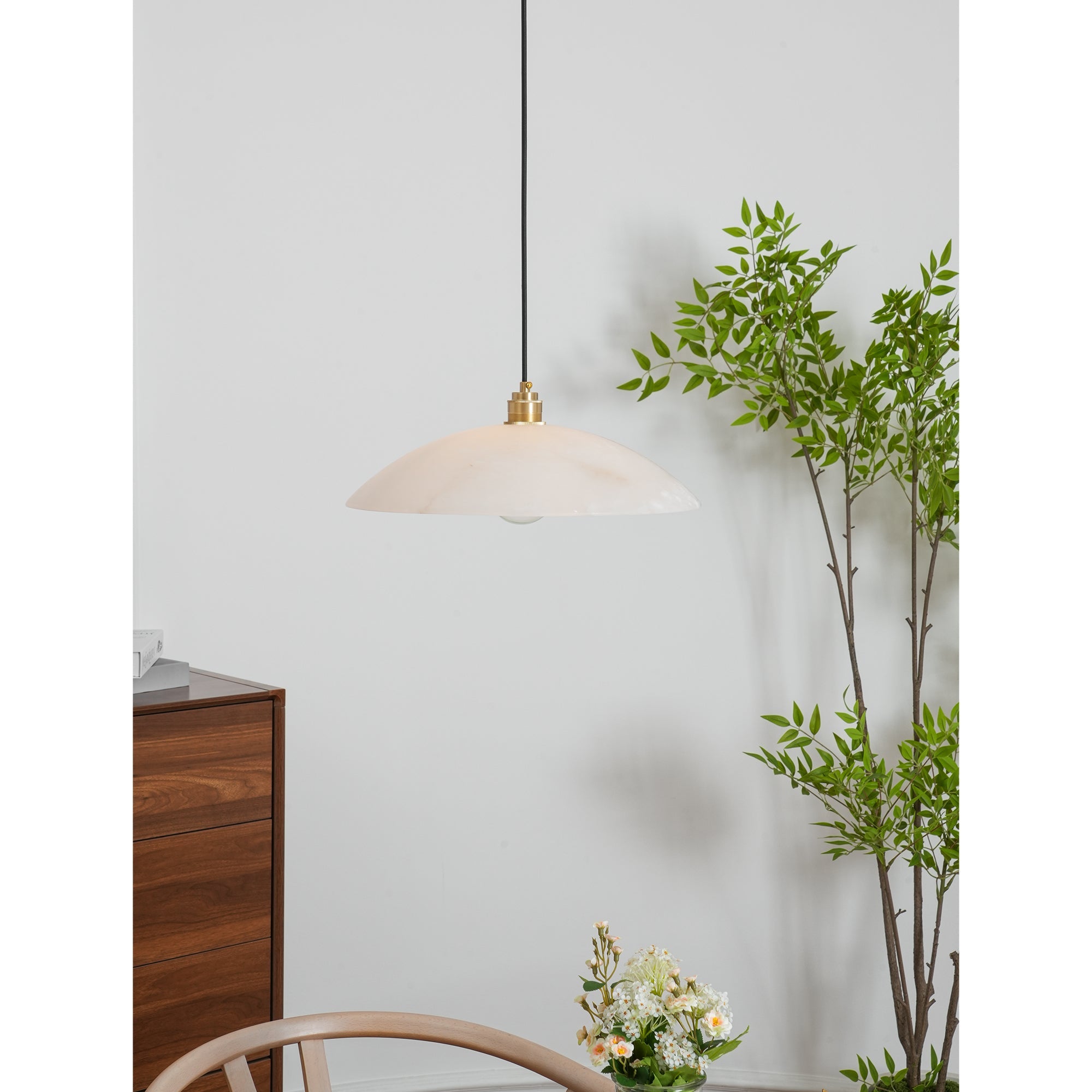 WOW Alabaster Dome Pendant Lamp