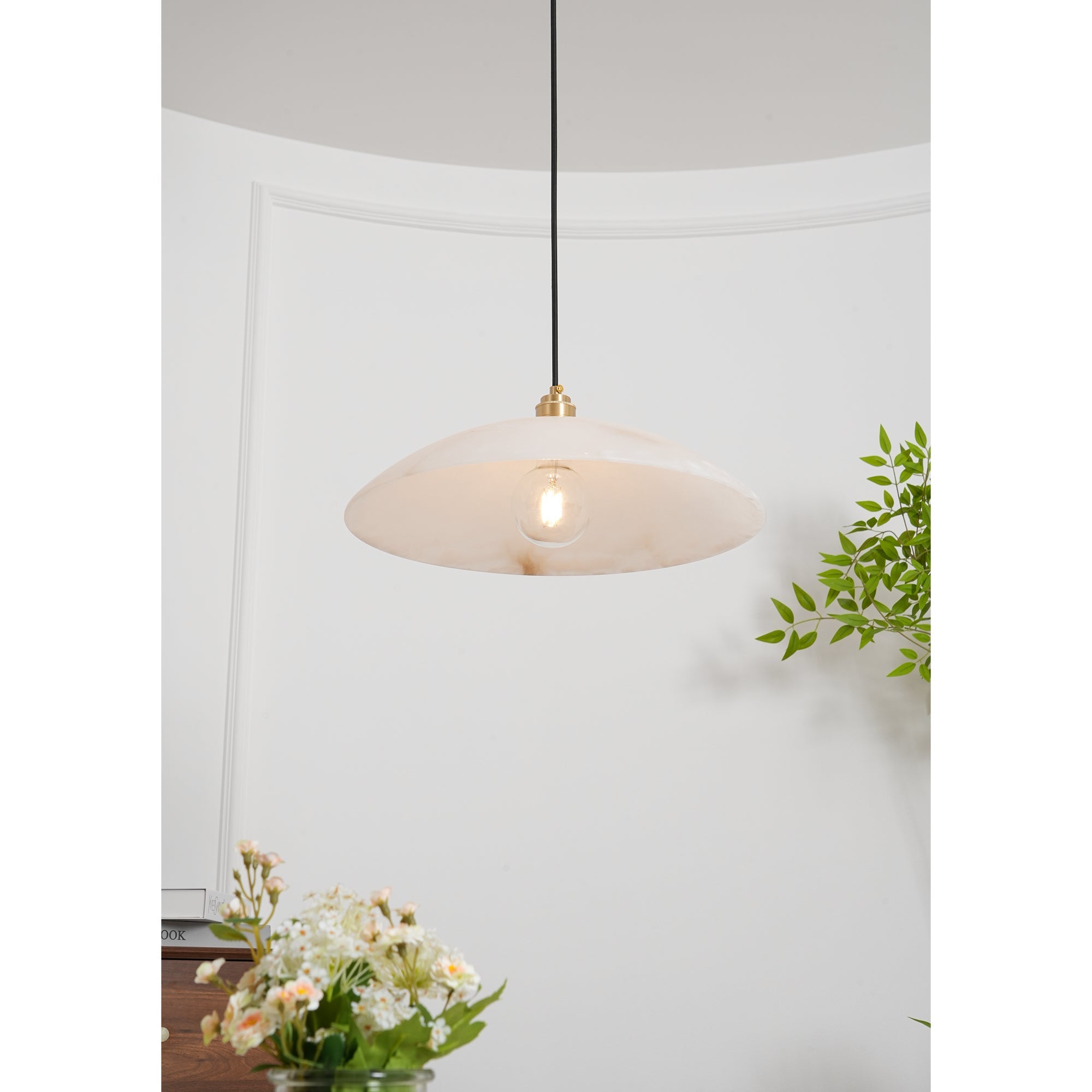 WOW Alabaster Dome Pendant Lamp