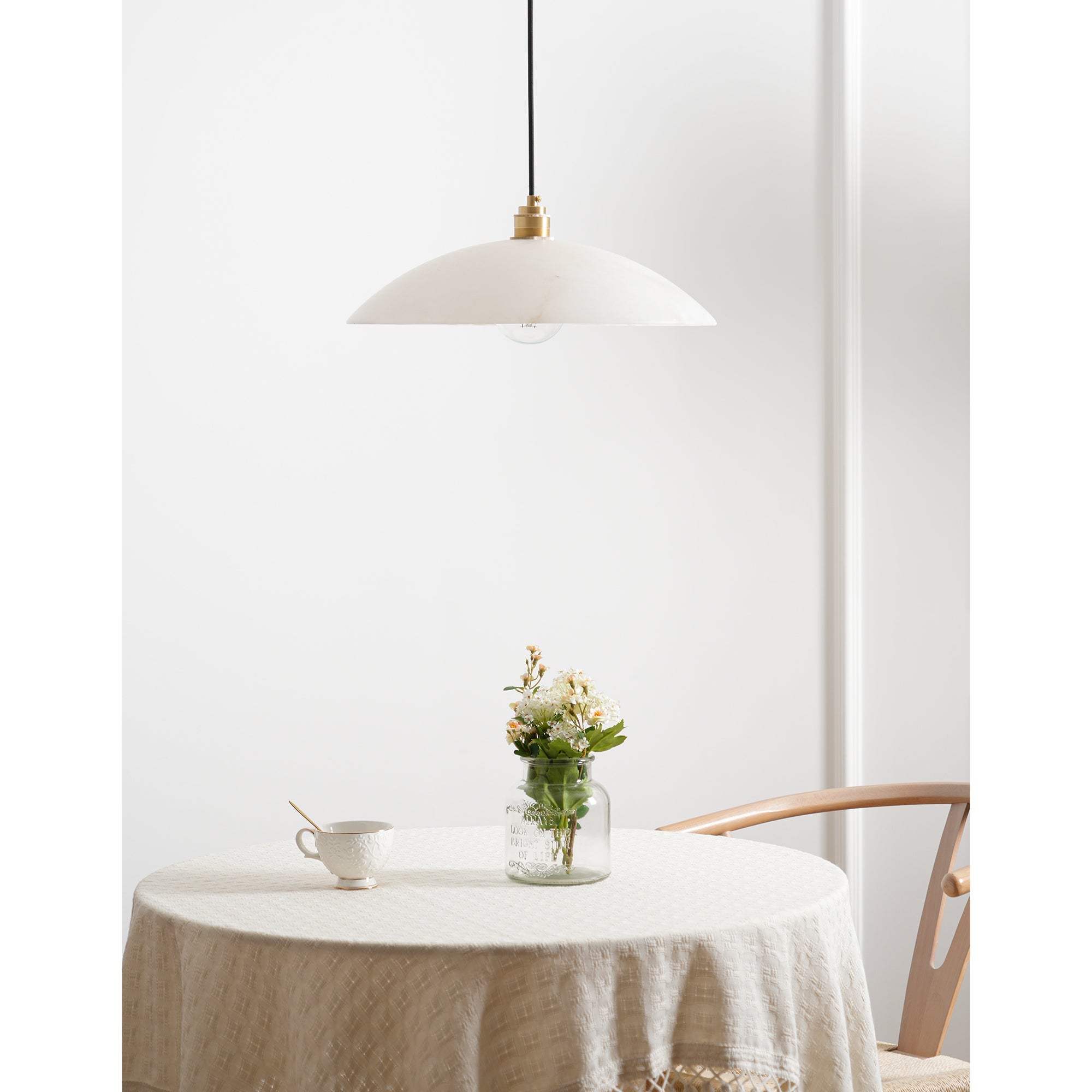 WOW Alabaster Dome Pendant Lamp