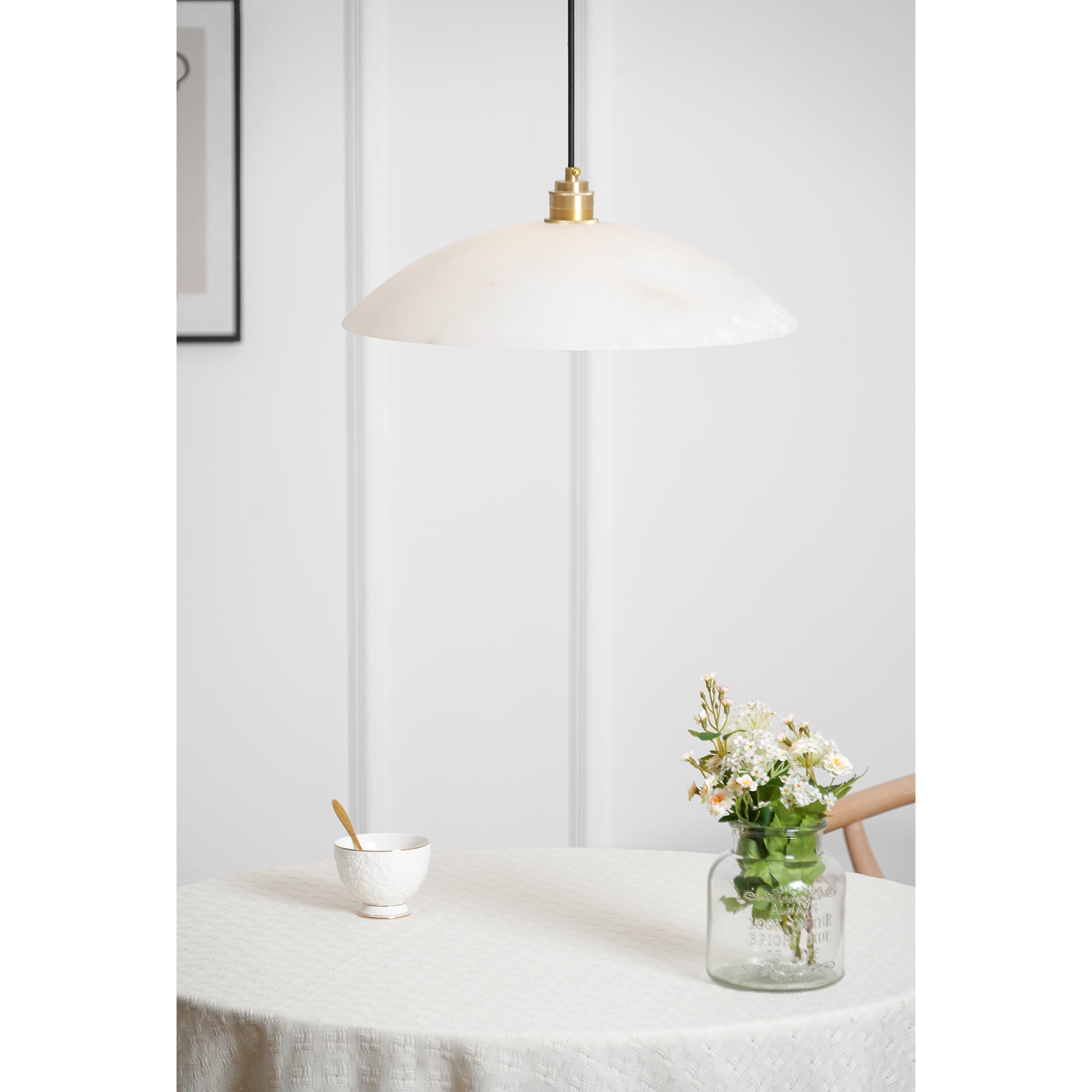 WOW Alabaster Dome Pendant Lamp