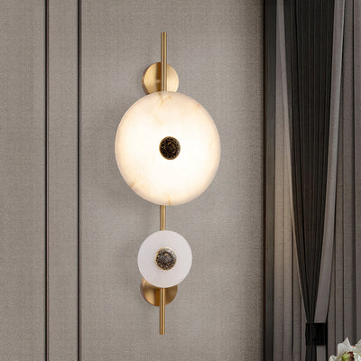 WOW Alabaster Eclipse Wall Light