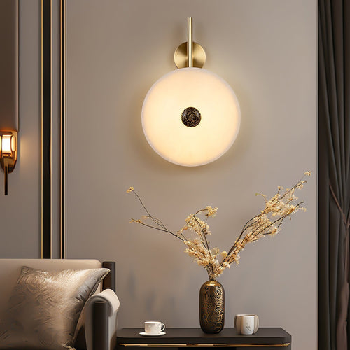 WOW Alabaster Eclipse Wall Light