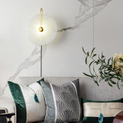 WOW Alabaster LED Plug-In Wall Lamp