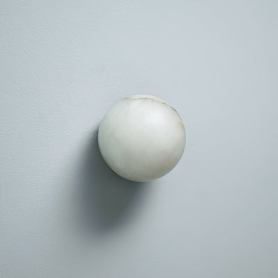 WOW Alabaster Mini Orb Wall Lamp