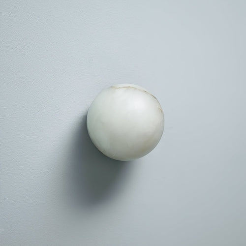 WOW Alabaster Mini Orb Wall Lamp