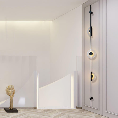 WOW Alabaster Vertical Plug-in Wall Sconce