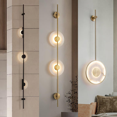 WOW Alabaster Vertical Wall Sconce