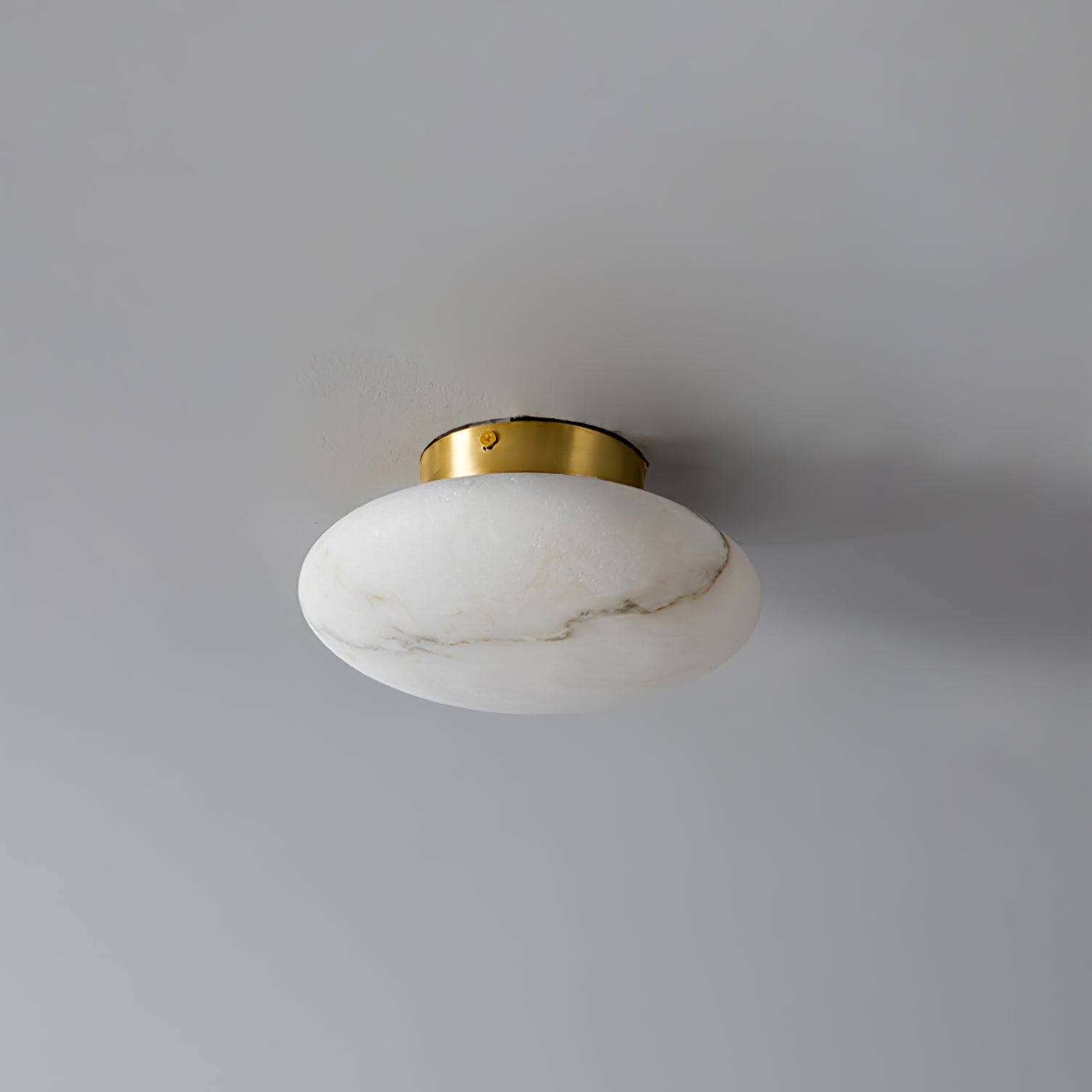 WOW Alabaster Oval Ceiling Lamp
