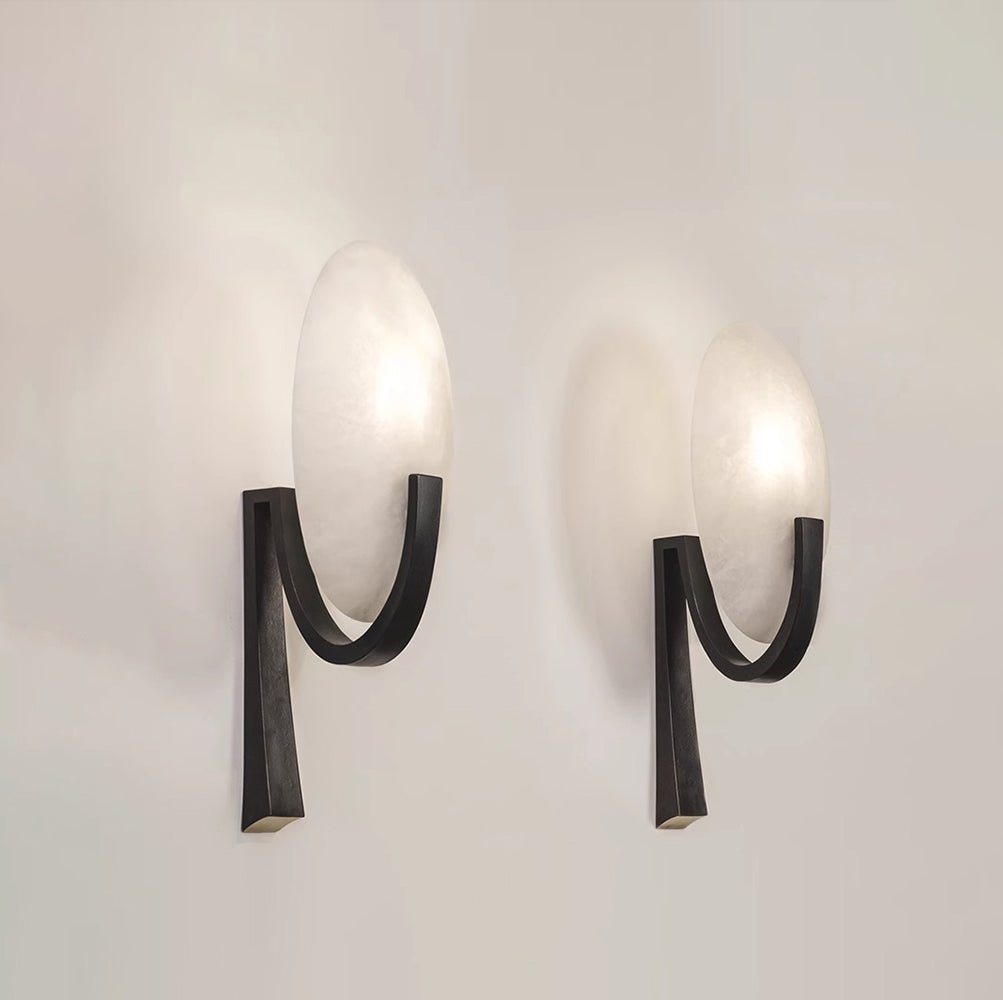 WOW Alice Alabaster Plug-in Wall Lamp